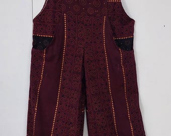 salopette en batik faite à la main