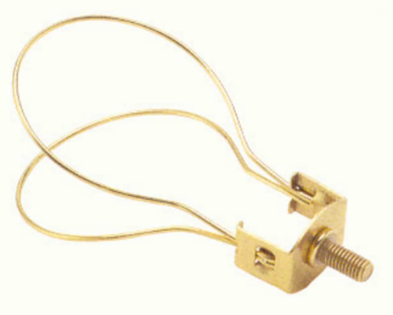 Clip On Lamp Shade Adapter w Finial Standard Bulb Clip Etsy
