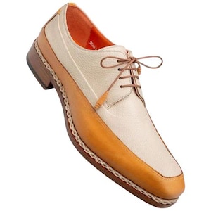 cream dress shoes mens Handmade Men Cream color brogue shoes, Men Ivory dress shoes, Party shoes US 15 / Cream Ivory / D