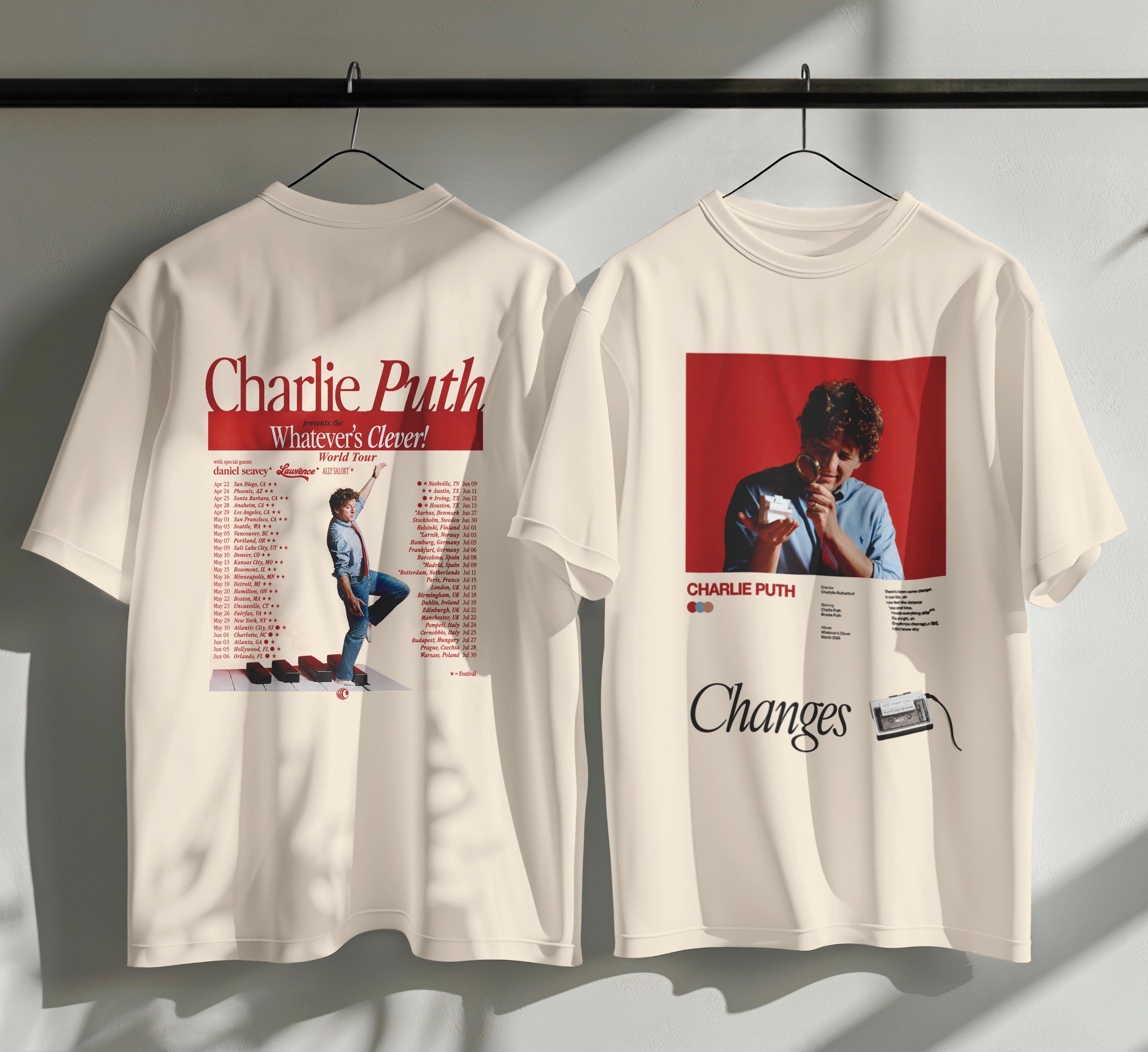 Charlie puth tour - Etsy 日本