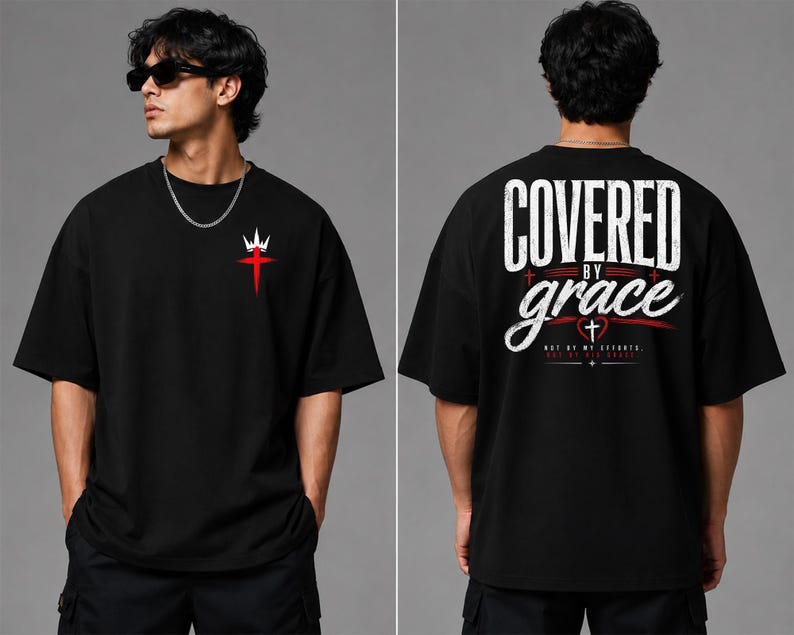 Christian T-Shirt Design Bundle: Distressed Faith Apparel (14 PNG Files) image 15