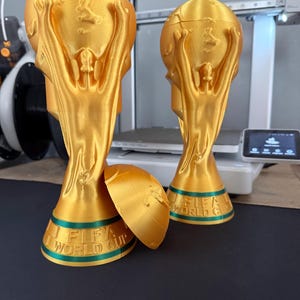 VM-troféburkhållare | FIFA-inspirerad dryckeskyl | 3D-utskriven fotbollsfandekor