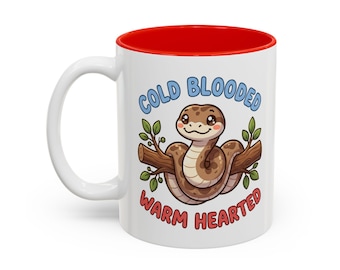 Cold-Blooded Warm-Hearted Snake Mug | Exotic Mates