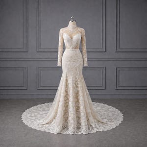 Western Champagne Wedding Dress - Etsy