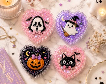 Halloween Star Hologram Phone Grip,  Kawaii Spooky Magnetic Phone Stand Gift for her, Holiday Gift Halloween Idea