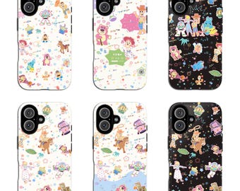 Toy Story Phone Case Cute Woody Buzz Lightyear Jessie Bo Peep, For iPhone 17 1615 14 13 12 and Samsung S26 25 24 23 22