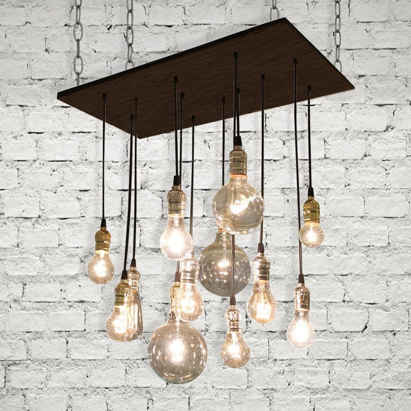 Wood Ceiling Light, Wood Chandelier 
