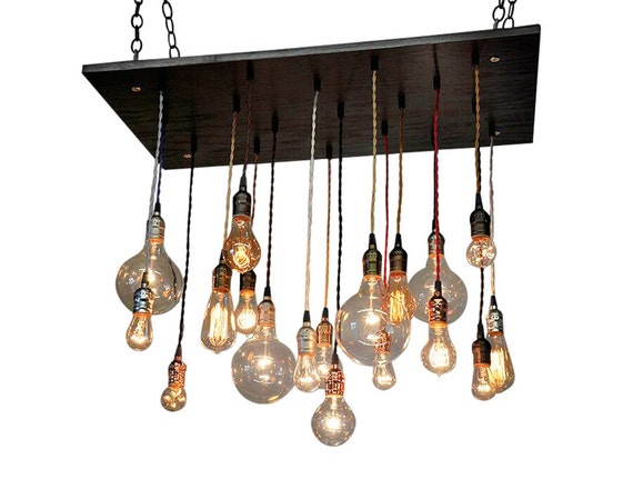 18 Pendant Industrial Chandelier Dining Room Light, Kitchen Island Chandelier, urban Chandelier 18 Pendant Industrial Chandelier Dining Room Light, Kitchen Island Chandelier, urban Chandelier