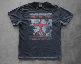 Blair Witch Project T-Shirt | Retro Found Footage Horror Graphic Tee