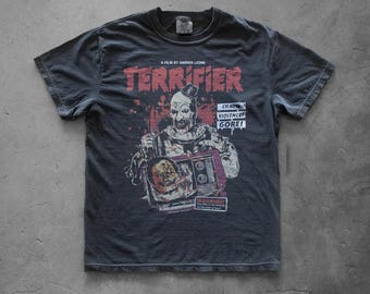 Terrifier Shirt, Art The Clown Horror Movie Tee