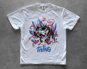The Thing Shirt, 1982 John Carpenter Horror Movie Tee, Cult Sci-Fi Graphic T-Shirt