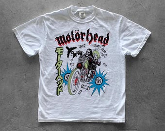 Vintage Rock Tee, Chopper Graphic T-Shirt, Heavy Metal Shirt