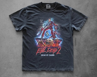 Evil Dead 2 Shirt, Horror Movie Tee, Vintage Horror Shirt, Groovy Tee