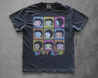 Betty Boop Shirt | Pop Art Cartoon Graphic Tee | Retro Vintage Character T-Shirt