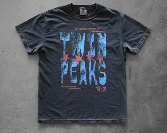 Twin Peaks Vintage Graphic Tee | Cult TV Show Shirt | Retro Mystery Tee