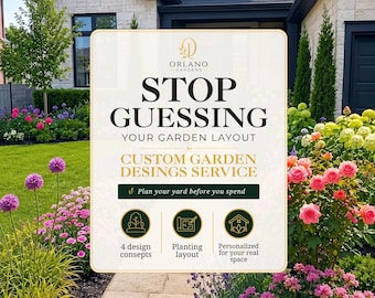 Garden Design for Your Space, 4 Personalized Landscape Concepts from Photo