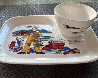 Set de snacks noruego Figgjo Flint Torskefiske