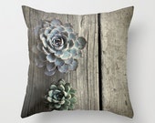 Pillow Cover "Succulents", Home Decor, Bedroom, Living Room, Throw Pillow, Photography, Succulents, Green, Nature, Garden