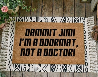 Sci-Fi Parody Custom Name Doormat - Funny Entryway Welcome Mat