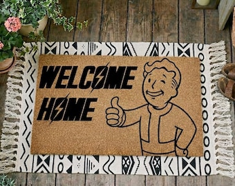 Felpudo de bienvenida retrofuturista de Fallout Vault-Tec Nuka Cola