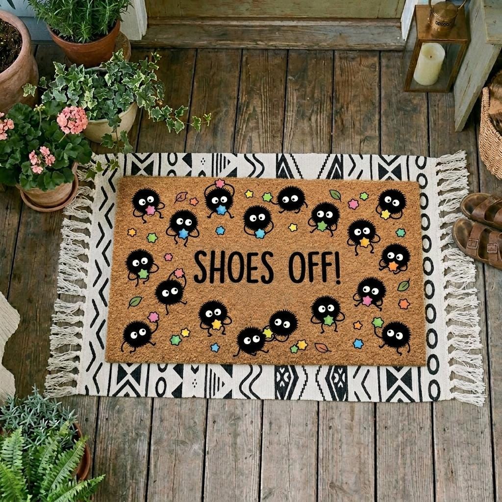 Studio ghibli doormat - Etsy 日本