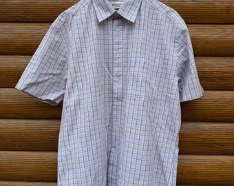 Camisa de manga corta con logo de YSL Yves Saint Laurent