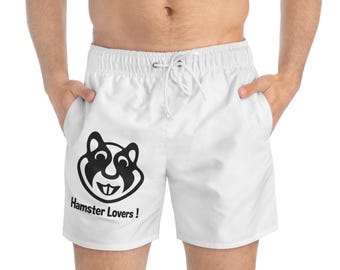 Logo Hamster Lovers - Short de bain | vêtements de plage fantaisie