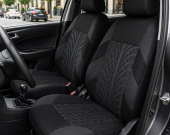 Autositzbezüge aus Baumwolle - Komplettset, atmungsaktiver Innenschutz - Universal Fit für such