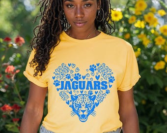 Love Jaguars Heart TShirt