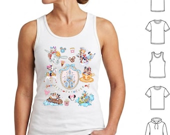Best Day Ever Disney Tank Top, Mickey Friends Vacation Shirt, Coquette Bow Disney World Tank, Family Trip Matching Tee