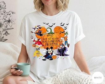 Shirt Halloween Minnie Witch, T-shirt Spooky Mouse Pumpkin, Disney Halloween-shirt, herfst Disney Vakantie T-shirt, shirt schattig heks