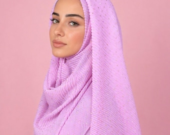 Pañuelo hijab, pañuelo musulmán para la cabeza, regalo de Eid para ella, accesorio de Ramadán