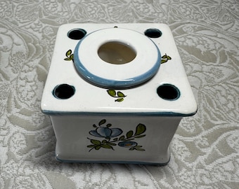 Encrier en porcelaine de style provincial