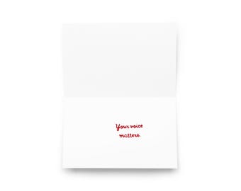 Say More Greeting Card, Meaningful Stationery, Encouragement Card