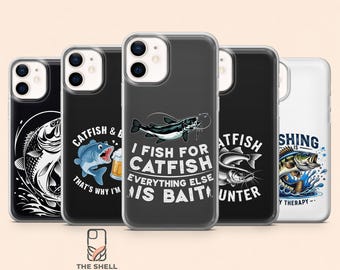 Wels Catfish Phone Case Sheatfish Fisherman Cover for iPhone 17Pro, 16, 15, 14, 13, 12, Samsung S26, S25, S24, S23Fe, A16, A56, Pixel10,9Pro