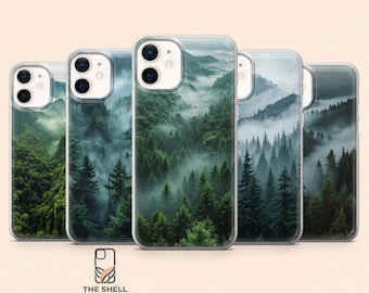 Forest Phone Case Green Peaceful Nature Cover for iPhone 17Pro, 16, 15, 14, 13, 12, Samsung S26, S25, S24, S23Fe, A16, A56, Pixel 10, 9Pro
