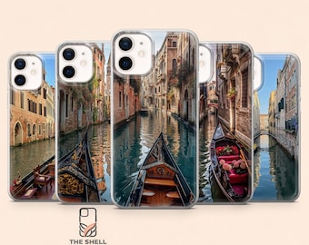 Custodia per telefono Gandola Venezia Italia Cover per iPhone 17Pro, 16, 15, 14, 13, 12, Samsung S26, S25, S24, S23Fe, S22, A16, A56, Pixel 10, 9 Pro