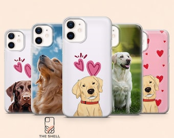 Labrador Phone Case Golden Retriever Dog Cover for iPhone 17Pro, 16, 15, 14, 13, 12, Samsung S26, S25, S24, S23Fe, A16, A56, Pixel 10, 9Pro