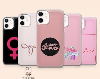 Feminist Phone Case Patriarchy Woman Cover for iPhone 17Pro, 16, 15, 14, 13, 12, Samsung S26, S25, S24, S23Fe, S22, A16, A56, Pixel 10,9 Pro