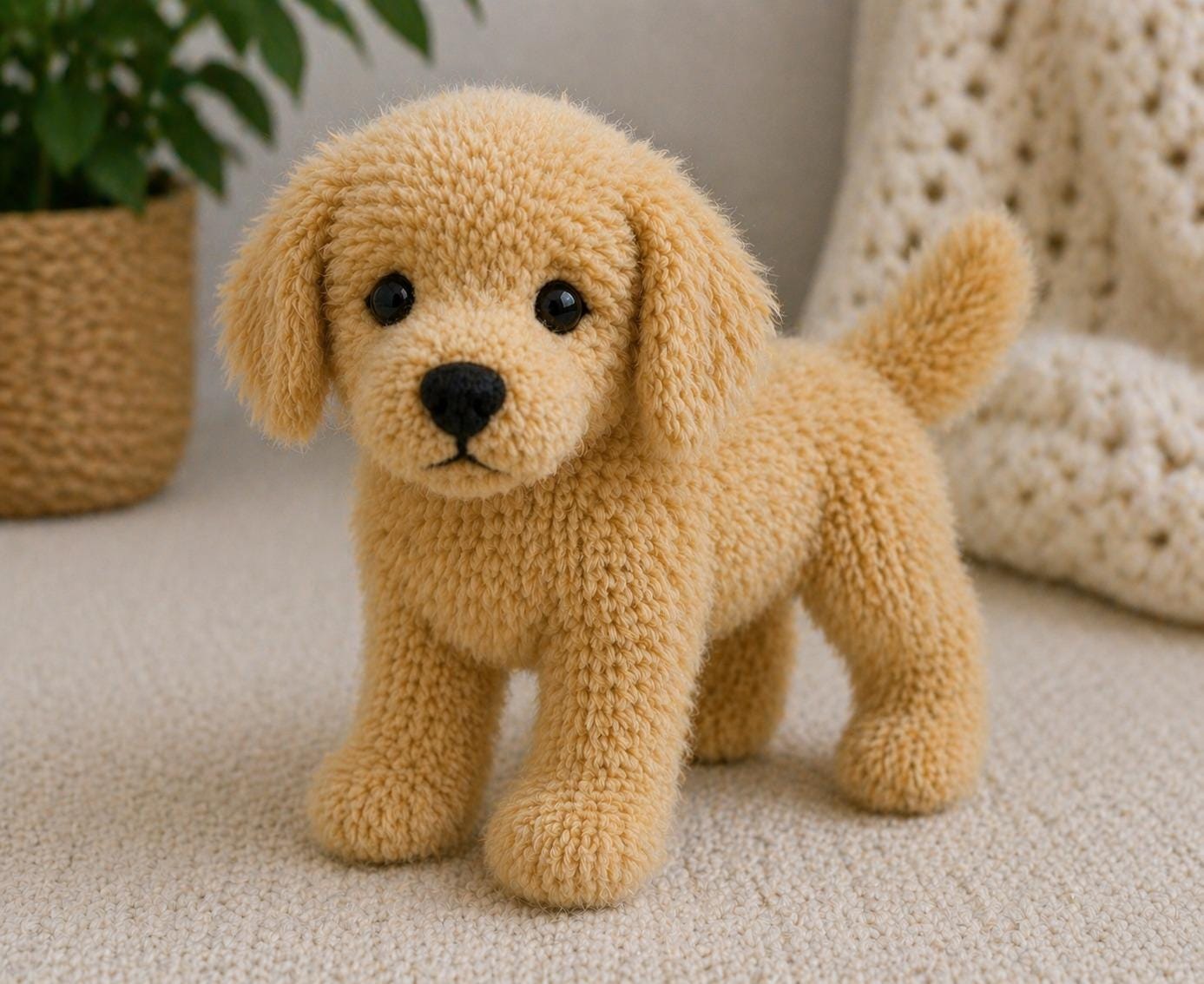 30 Golden Retriever Crochet Patterns to Make a Loyal Handmade Pup 3 Realistic Golden Retriever Puppy Amigurumi