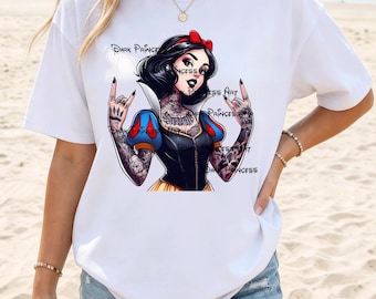 Tattooed Princess Snow White T-shirt, Vintage snow white Tee, Retro Snow White Hoodie