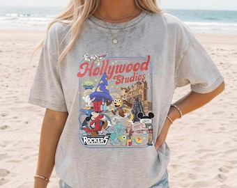 Hollywood Studios T-Shirt, Disney Park Vintage Tee,  Mickey Mouse Top, Hollywood Tower Graphic Hoodie , Disney World Family Group Tee