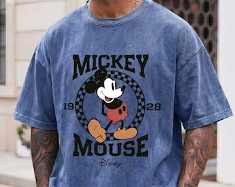 Mickey Mouse Vintage T-Shirt, 1928 Retro Disney Tee, Classic Mickey Mouse Graphic Hoodie, Disney Fan outfit