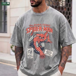 The Amazing Spider-Man Shirt,Retro Comic Graphic Top, Marvel Fan outfit , Peter Parker Spider-Man Hoodie
