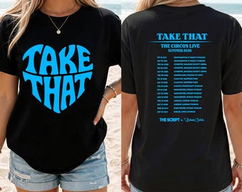 Take That Concert Shirt | The Circus Live Summer 2026 Tour Tee | Unisex Cotton Graphic T-Shirt