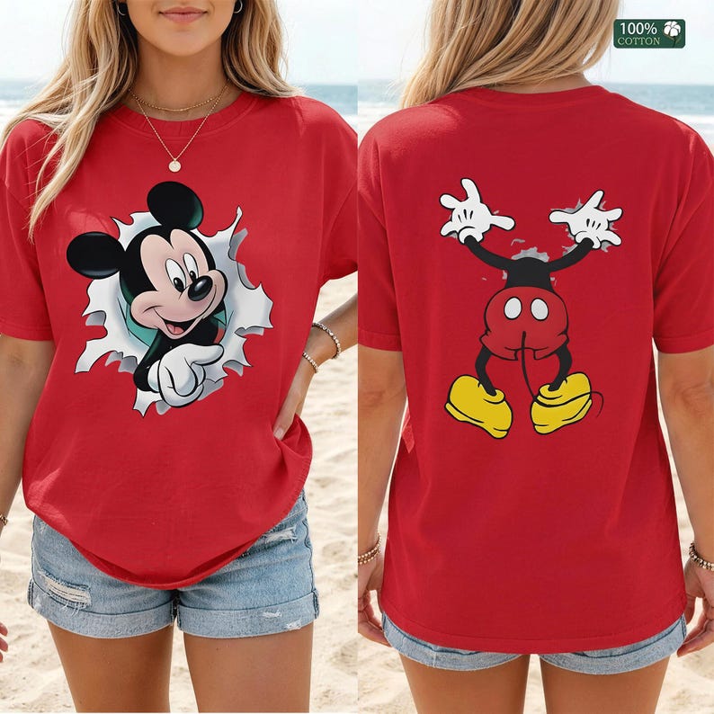 Funny Mickey Mouse T-Shirt,Disney World Hoodie,Disney trip outfit bild 5