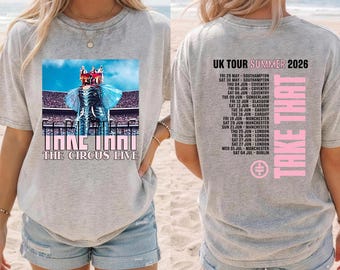 Take That UK Tour 2026 T-Shirt, The Circus Live Concert Tee, British Boy Band Hoodie,Vintage Style Take That Tee