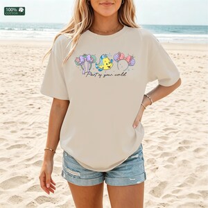 The Little Mermaid Ariel Flounder Fish T-shirt,Disney Part of Your World T-Shirt,Flounder Fish hoodie image 2