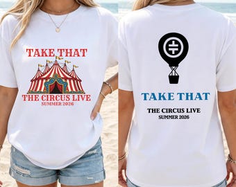 Unisex Take That 2026 Tour Hoodie | The Circus Live Concert Sweatshirt