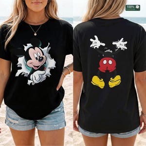 Funny Mickey Mouse T-Shirt,Disney World Hoodie,Disney trip outfit bild 3